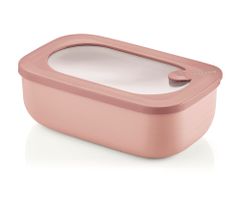 Guzzini Box na jedlo/potraviny obdĺžnikový ECO STORE&MORE 900 ml Peach Blossom Pink