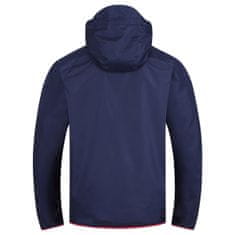 FAN SHOP SLOVAKIA Bunda Arsenal FC s kapucňou, zips, vrecká, znak, modrá | S