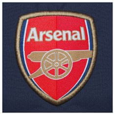 FAN SHOP SLOVAKIA Bunda Arsenal FC s kapucňou, zips, vrecká, znak, modrá | S