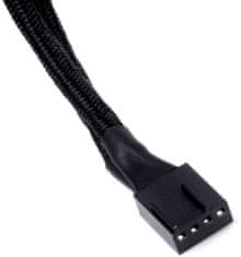 Silverstone CPF01 10cm PWM rozdělovací kábel 2 Fans, čierny