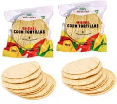 LaProve 10x Skutočné mexické tortilly s nixtamalom 500g Vegánske, bez GMO, bez lepku