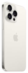 Apple iPhone 15 Pro Max, 512GB, White Titanium (MU7D3SX/A)