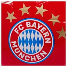 FAN SHOP SLOVAKIA Futbalová lopta FC Bayern Mníchov, 5 Hviezd, Červenobiela, Veľ. 5