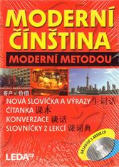 LEDA Moderná čínština modernou metódou - 3 knihy+3CD