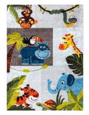 Dywany Łuszczów Detský kusový koberec Junior 51858.802 Animals 80x150