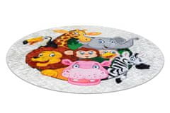 Dywany Łuszczów Detský kusový koberec Junior 51595.801 Africa 100x100 (priemer) kruh