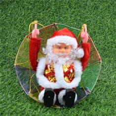 Mormark Vianočná dekoratívna ozdoba Santa s padákom | SANTASWING