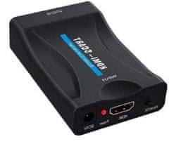 PremiumCord Prevodník HDMI na SCART s napájacím zdrojom 230V