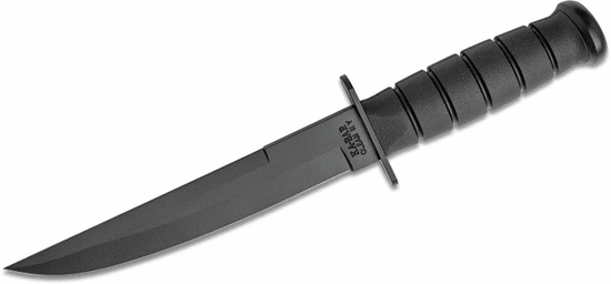 KA-BAR® KB-1266 Modified Tanto všestranný vonkajší nôž 20,2 cm, celočierny, Kraton, nylonové puzdro