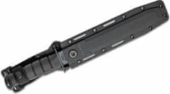 KA-BAR® KB-1266 Modified Tanto všestranný vonkajší nôž 20,2 cm, celočierny, Kraton, nylonové puzdro