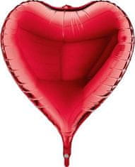 Grabo Nafukovací balónik červené srdce 3D 58cm -