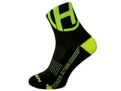 HAVEN Ponožky LITE SILVER NEO 2 páry čierno / žlté - 10-12
