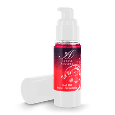 Masážny olej - Hot Oil Strawberry 30 ml