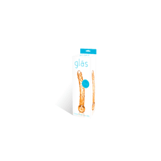 Glas Glass - Orange Tickler s Dildo Sklenené dildo