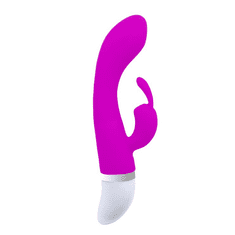 PRETTY LOVE Vibrátor s dráždičom klitorisu fialový - FREDA