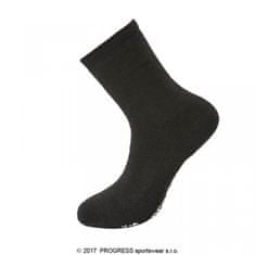 Progress Ponožky MANAGER merino čierne - 9-12
