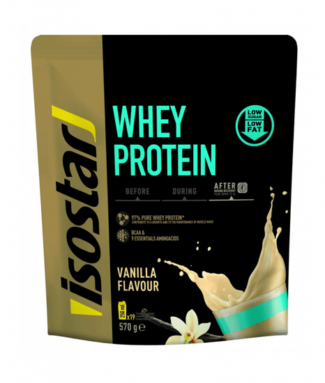 Isostar Nápoj Whey Protein BCAA (Doy Pack) vanilka 570g