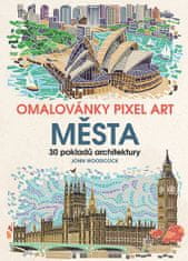 Grada Omaľovánky Pixel Art Mesta - 30 pokladov architektúry