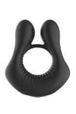 Dreamtoys RAMROD Strong Vibe Cockring (Black), vibračný krúžok na penis