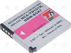 T6 power Batéria Panasonic DMW-BCK7, DMW-BCK7E, NCA-YN101H, NCA-YN101F, NCA-YN101G, 700mAh, 2,5Wh