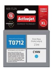 ActiveJet atrament Epson T0712 D78/DX6000/DX6050 Cyan, 15 ml AEB-712