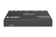 Digitus DS-55520 Súprava extendera 4K HDBaseT, 70 m PoC, RS232, IR, čierna