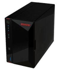 Asustor NAS Nimbustor 2 AS5202T / 2x 2,5 "/3,5" SATA III / Intel Celeron J4005 2.0 GHz / 2GB / 2x 2.5 GbE / 3x USB 3.0 / HDMI
