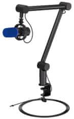 Endorfy mikrofón Solum Broadcast / streamovacie / nastaviteľné rameno / pop-up filter / 3,5 mm jack / USB-C