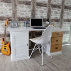 Casa Vital Písací stôl CasaDolce MURMA White + Oak, 145x60x75 cm