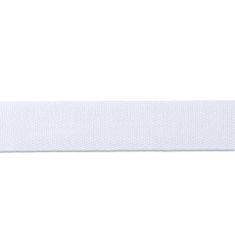 PRYM Bavlnená stuha, pevná, 3 m x 20 mm, biela, karta