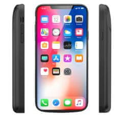 Techsuit Batériové puzdro Power Pro - iPhone X / XS - 5000 mAh - čierne