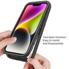 Techsuit Defense360 Pro + Screen Protector - iPhone 15 - Black