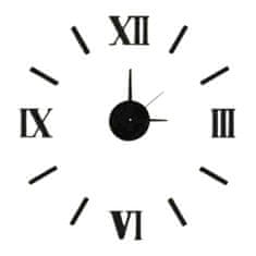 MPM QUALITY Nalepovacie nástenné hodiny, 3511/Rim bk, 50cm