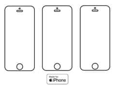 emobilshop 3PACK - Hydrogel - 3x ochranná fólia - iPhone 5/5C/5S/SE