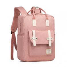KONO Ružový odolný batoh do lietadla "Traveller" - veľ. M