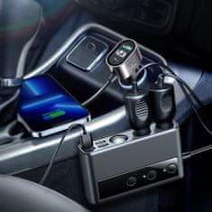 Joyroom Car Charger 9-in-1, (C+U+U+U+U+U+ 3 cigarette lighter socket) 154W, čierna (JR-CL06)