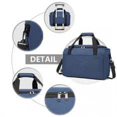 KONO Modrá príručná taška do lietadla "Pack" - veľ. S