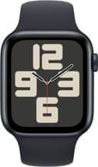 Apple Watch sa 2023, 44mm, Midnight, Midnight Sport Band - M/L