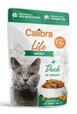 Calibra Cat Life vrecko Adult Duck in gravy 85g