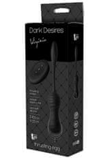 Dreamtoys Dream Toys Dark Desires Virginia (Black), vaginálne guličky s ovládačom