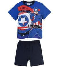 Avengers Chlapčenské pyžamo Captain America modré 104-140 116