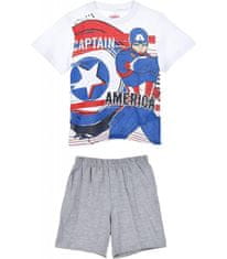 Avengers Chlapčenské pyžamo Captain America biela 4A/10A 116