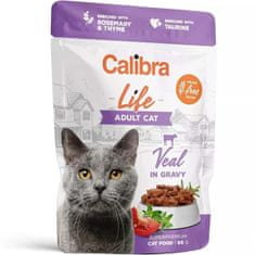 Calibra Cat Life kaps. Adult Veal in gravy 85 g