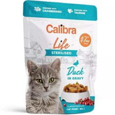 Calibra Cat Life kaps. Sterilised Duck in gravy 85 g
