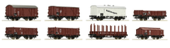 ROCO 8 dielna sada nákladných vozidiel DRG - 44003