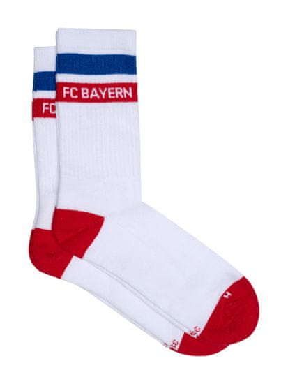 Fan-shop 2 páry ponožek BAYERN MNICHOV white Ostatní: vel. 39/42