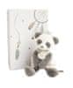 Darčeková sada - plyšová hračka panda s dečkou 20 cm
