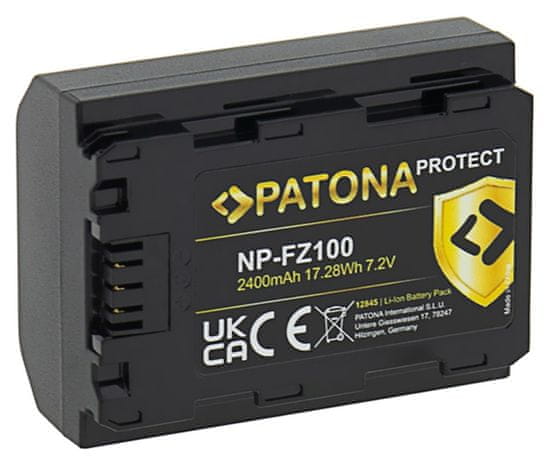 PATONA batéria pre foto Sony NP-FZ100 2400mAh Li-Ion Protect