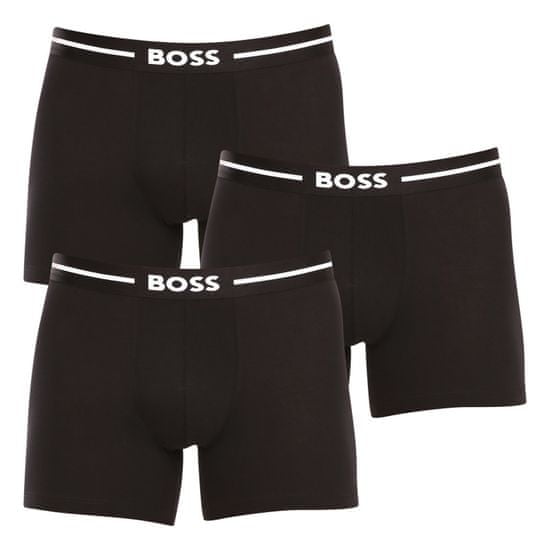 BOSS 3PACK pánske boxerky čierné (50510698 001)
