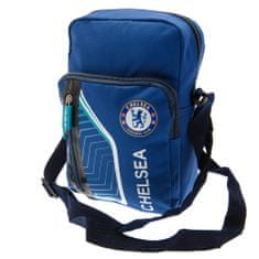 FAN SHOP SLOVAKIA Batôžok Chelsea FC cez rameno, modrý, 3 vrecká, zips